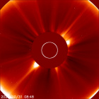 Latest LASCO C2 image of the Sun