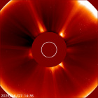 Latest LASCO C2 image of the Sun