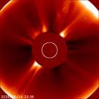 Latest LASCO C2 image of the Sun