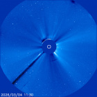 Latest LASCO C3 image of the Sun