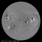 Latest SDO/HMI Magnetogram image of the Sun