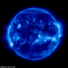 Click for time-lapse image of the sun